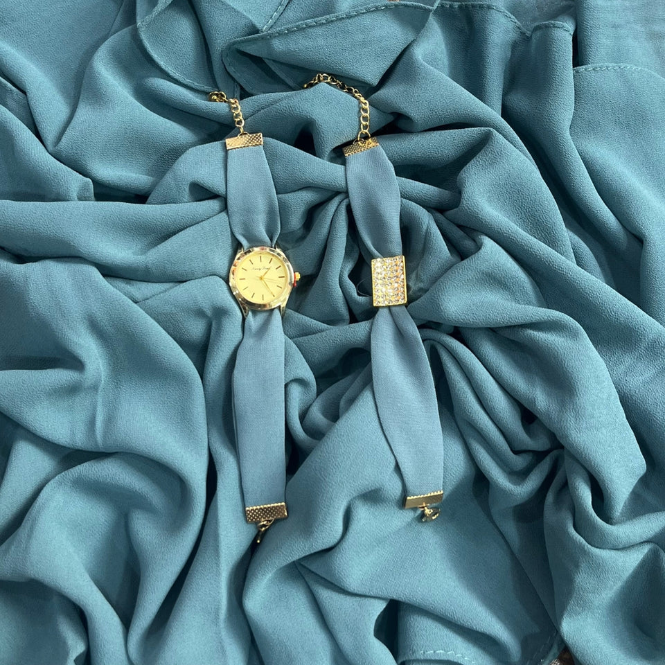 Hijab, Watch & Bracelet -Spring