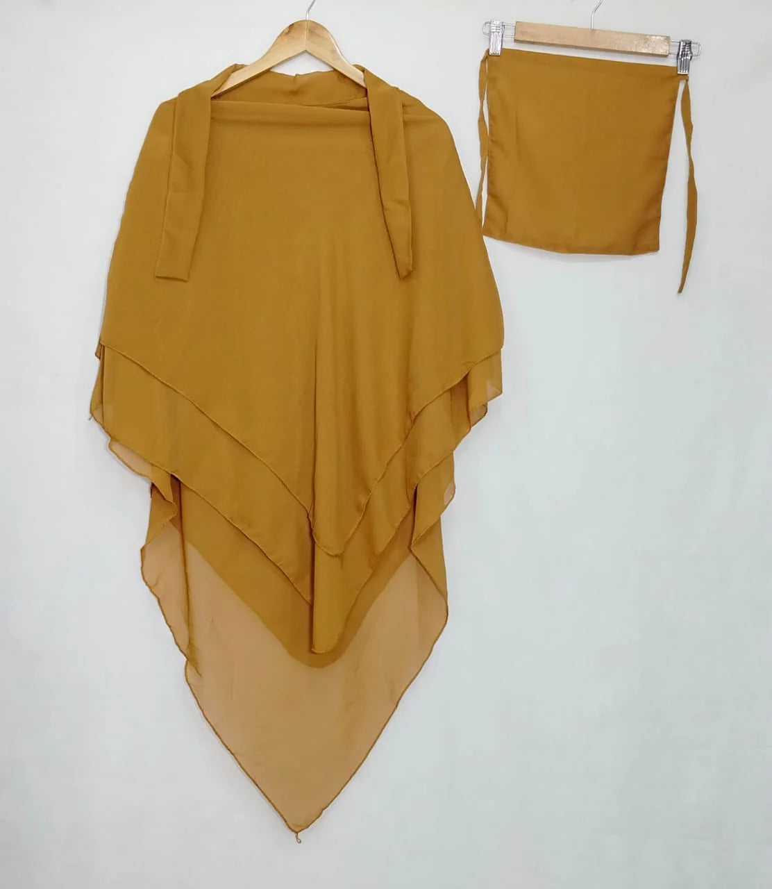 3 LAYER MUSTARD SCARF