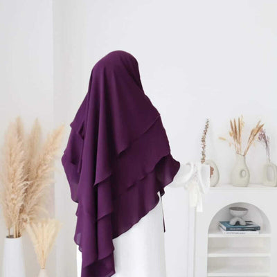 three   layer     scarf