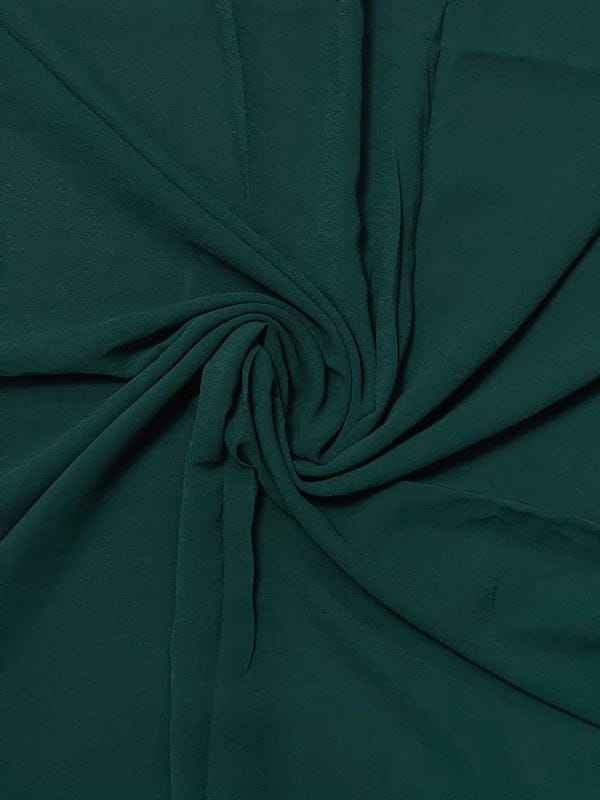 CLASSIC GEORGETTE  BOTTLE GREEN