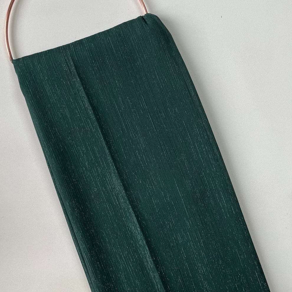 SHIMMER  GREEN CHIFFON