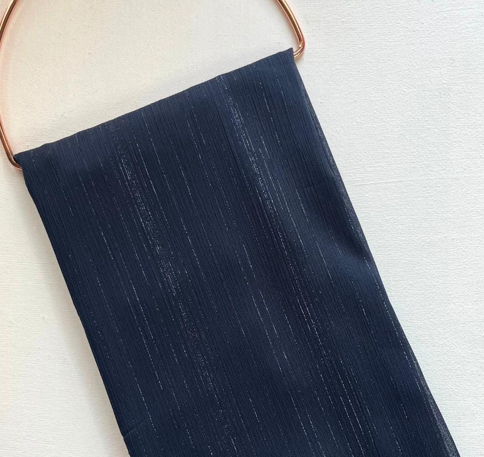 SHIMMER BLUE CHIFFON