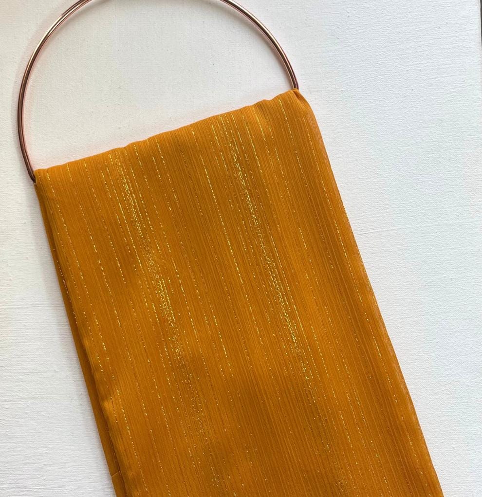 SHIMMER YELLOW CHIFFON