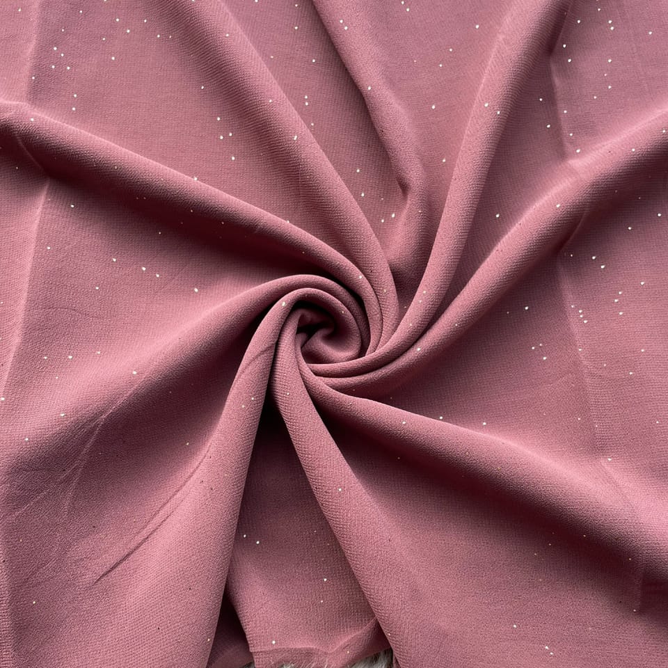 GLITTER GEORGETTE DARK PINK HIJAB