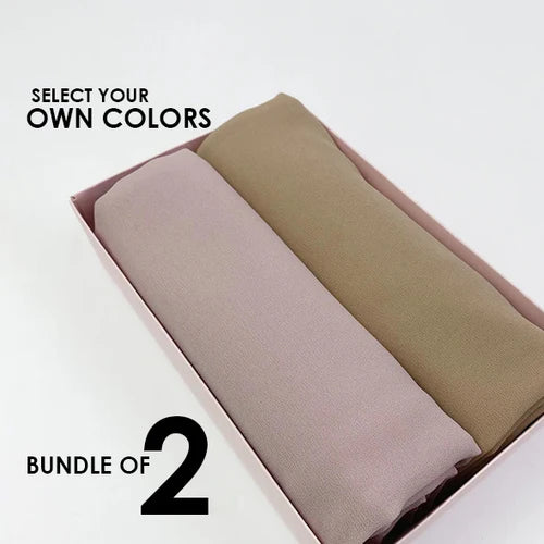 Bundles of 2 Hijabs+Niqab +Caps