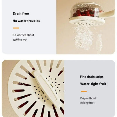 Folding Handle Drain Basket