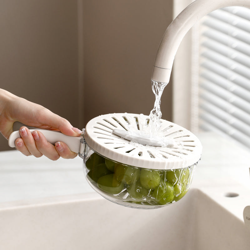 Folding Handle Drain Basket