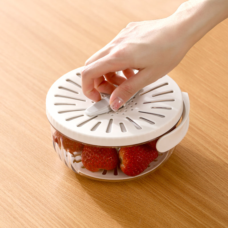 Folding Handle Drain Basket